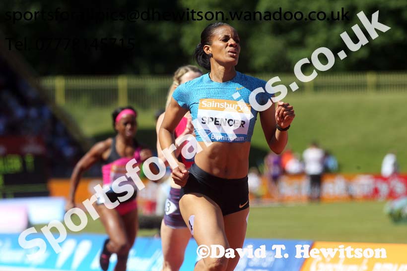 Womens 400 metres hurdles, IAAF Diamond League, Birmingham. Photo: David T. Hewitson/Sports for All Pics